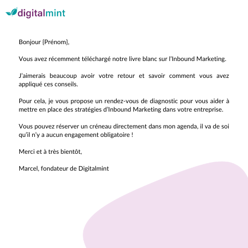 exemple scenario d'e-mail 7